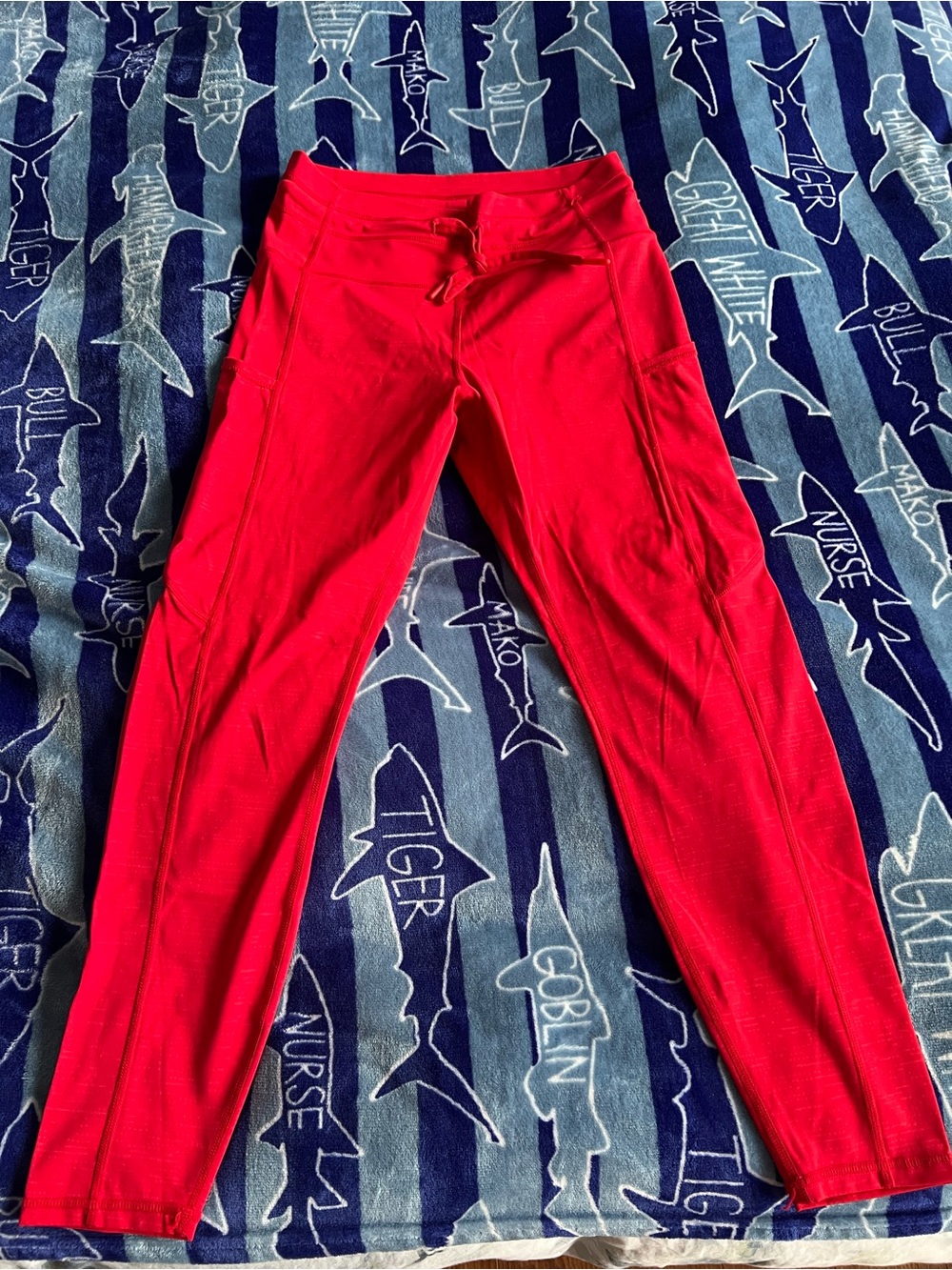 ZYIA Active Bright Red Performance Leggings